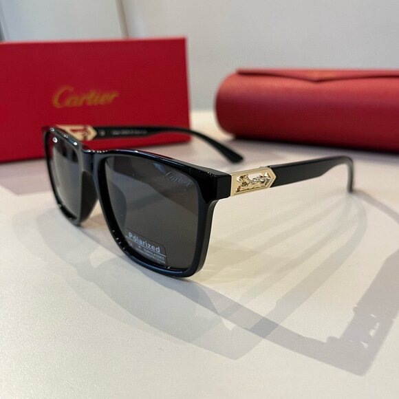 Cartier Women's Black Sunglasses - Picture 1 of 7